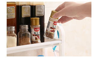 廚房收納新革命 第一代白色雙層置物架，高效整理35件廚具